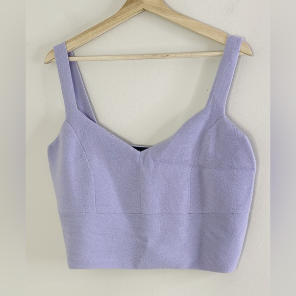 Anthropologie NEW Maeve  Cashmere Cropped Tank NWT - Picture 5 of 8